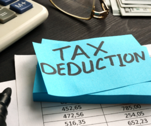 Post it note reminding about dividends-received deduction