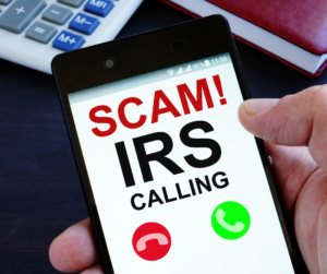 Scammers posing as IRS